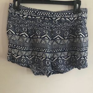 Aztec pattern shorts